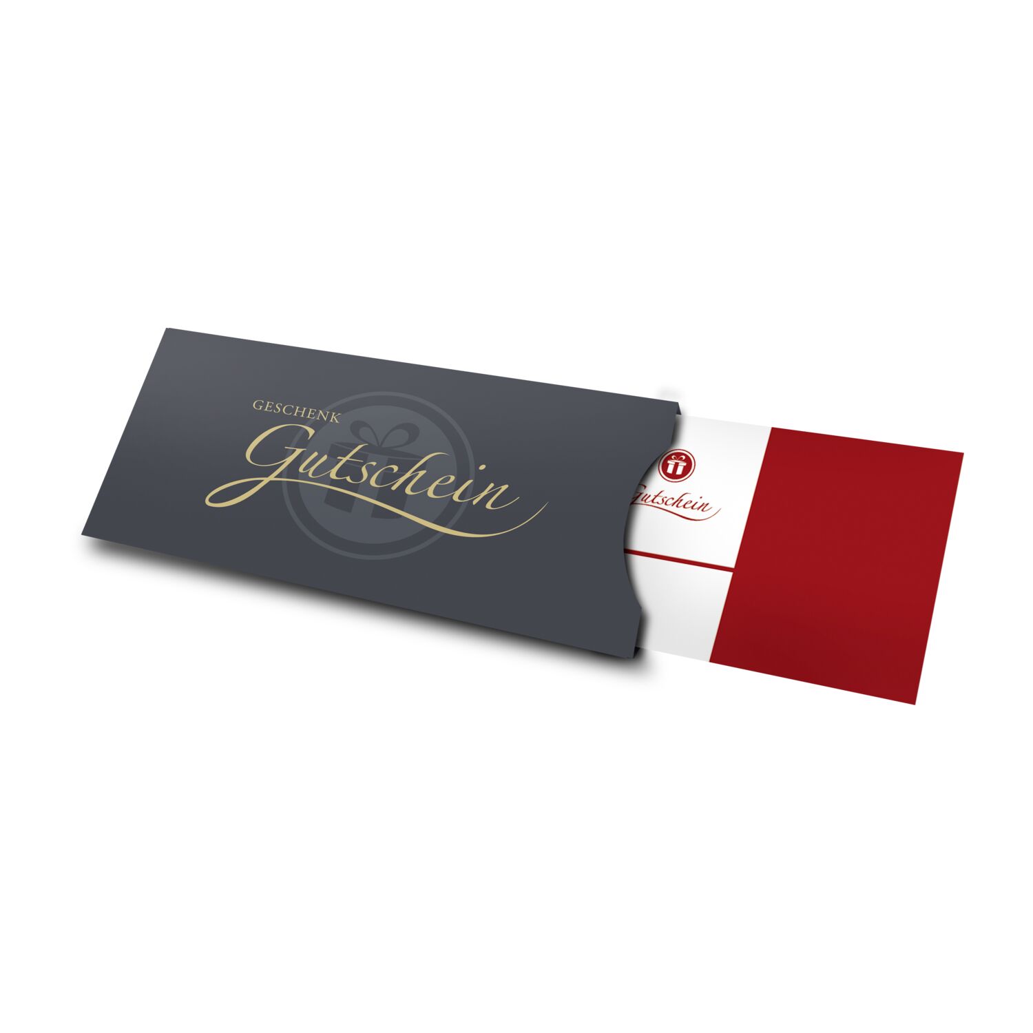 Geschenkgutschein Rot in Holzkiste, 10 € für Präsent-, Lifestyle- und Wellnessartikel 2K9110