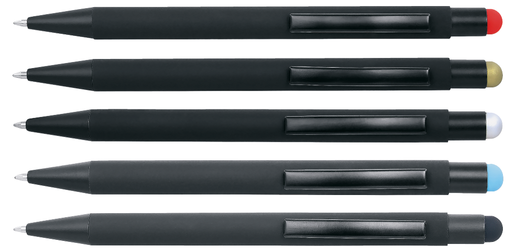 Kugelschreiber Soft-Touch mit Glanzgravur