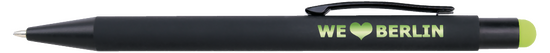 Kugelschreiber Soft-Touch mit Glanzgravur