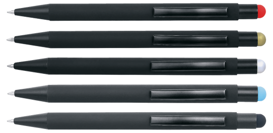 Kugelschreiber Soft-Touch mit Glanzgravur
