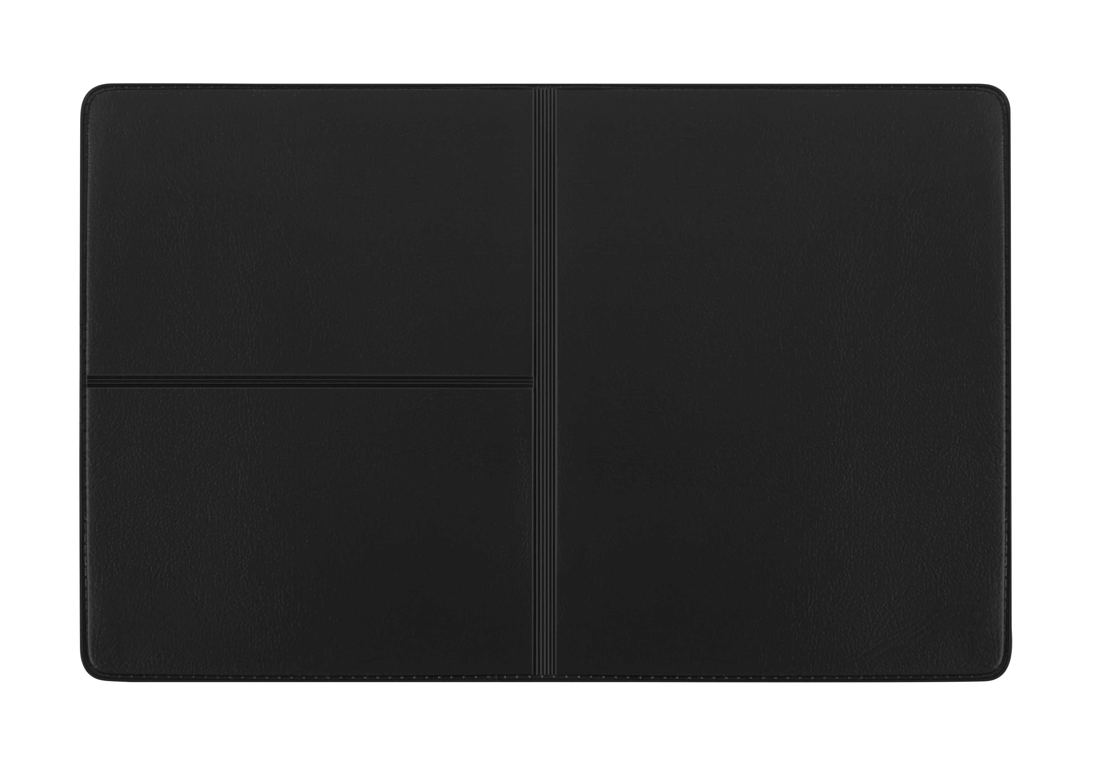 CreativDesign® Ausweistasche "Euro" Normalfolie schwarz mit Einschub