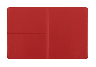 CreativDesign® Ausweistasche "Euro" Normalfolie rot mit Einschub
