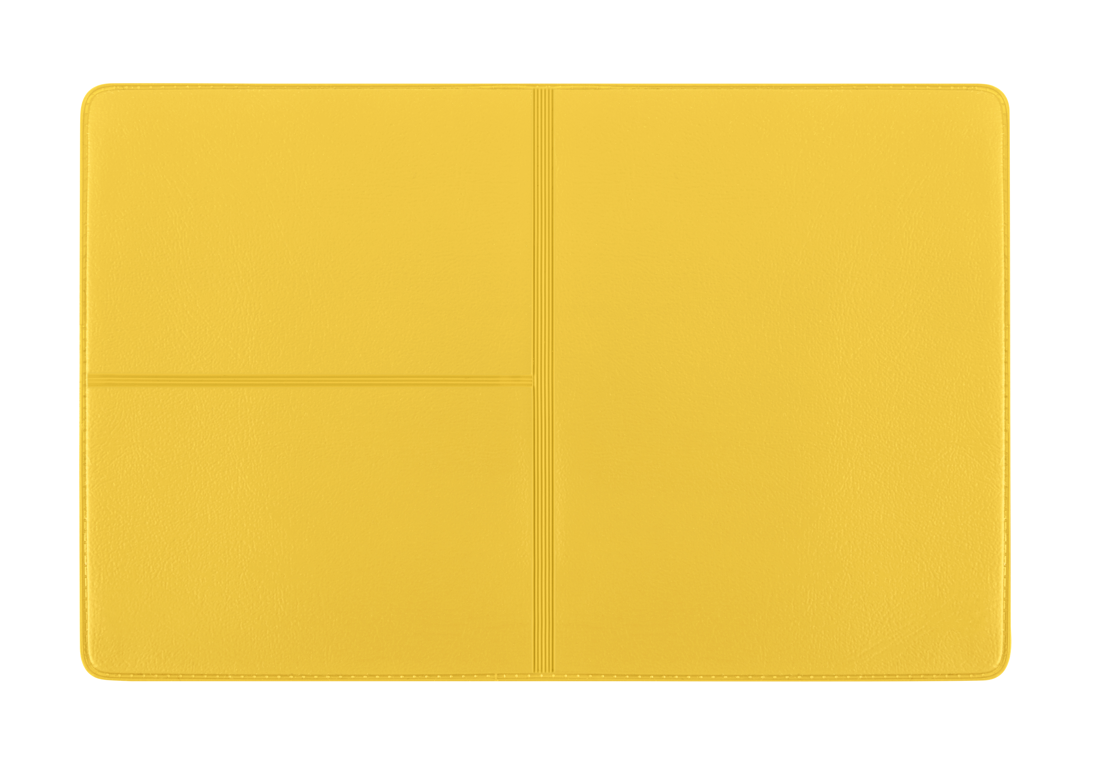 CreativDesign® Ausweistasche "Euro" Normalfolie gelb mit Einschub