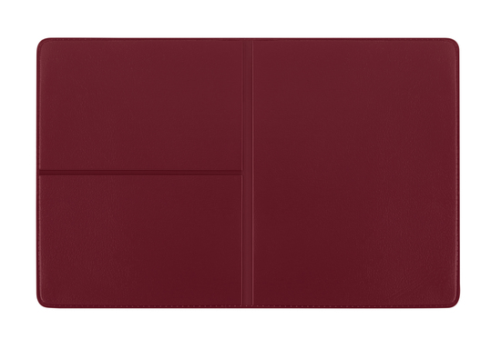 CreativDesign® Ausweistasche "Euro" Normalfolie bordeaux mit Einschub