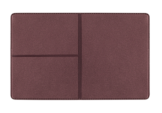 CreativDesign® Ausweistasche "Euro" Reflexfolie bordeaux mit Einschub