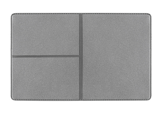 CreativDesign® Ausweistasche "Euro" Reflexfolie silber mit Einschub