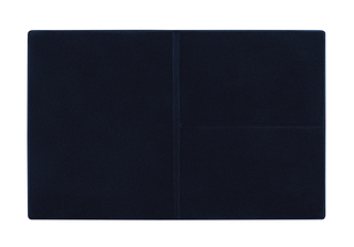 CreativDesign® Ausweistasche "Euro" Veloursfolie blau  mit Einschub