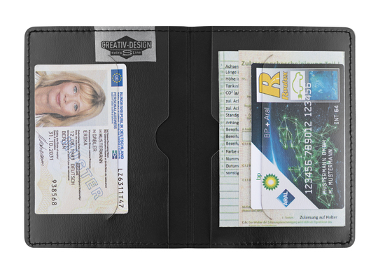 Blackmaxx® Kunstleder Führerscheintasche "EcoCraft Basic"