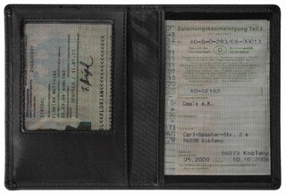 CreativDesign® Ausweistasche "TopClassNet" schwarz