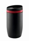 Metmaxx® Thermobecher "CremaOfficinaNero" schwarz/Ring rot