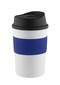 Metmaxx® Thermobecher "CremaCoffeeHouse" weiß/Ring blau