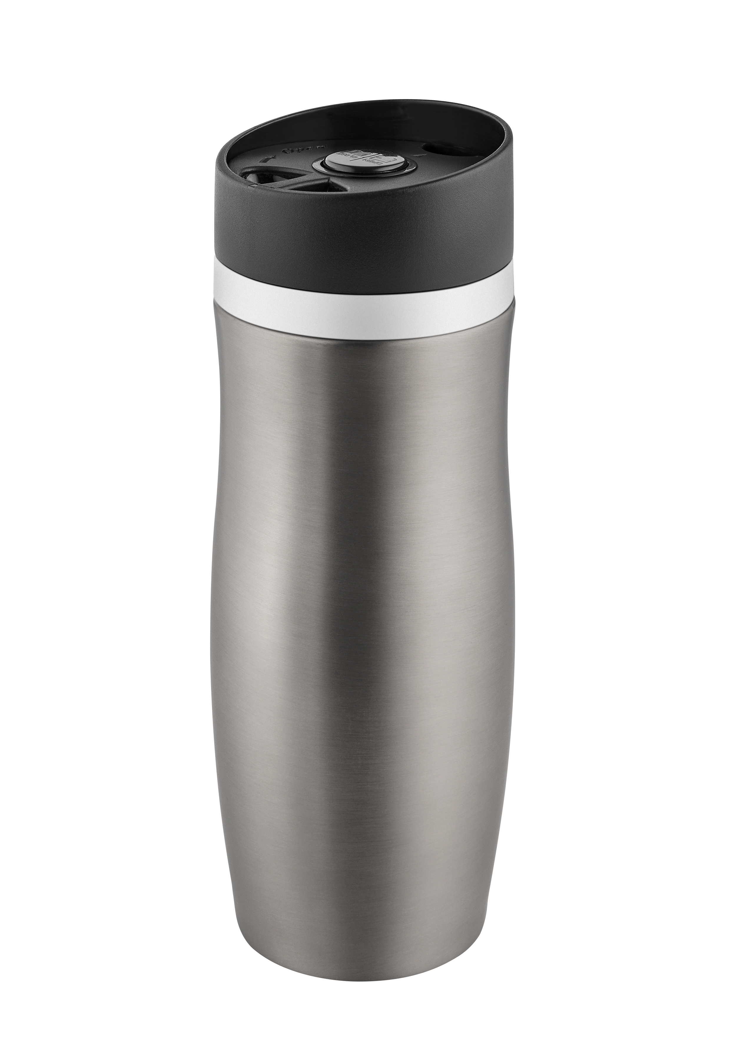 Metmaxx®Thermobecher "CremaExtensaProtect“ titan/Ring weiß