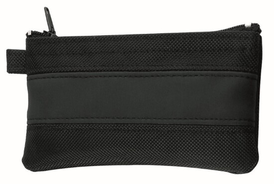 CreativDesign® Schlüsseltasche "ColourLane"  schwarz/schwarz