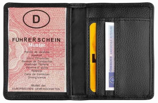 CreativDesign® Ausweistasche "LookPlusJumbo" schwarz