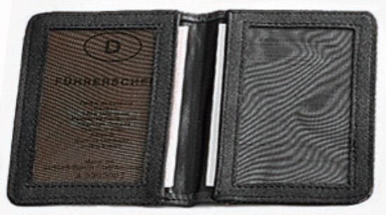 CreativDesign® Ausweistasche "Paper 2" schwarz