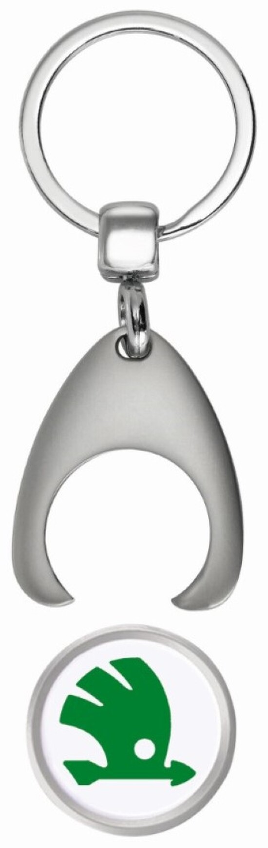 Metmaxx® EK-Schlüsselanhänger "ItsMyBrand" silber