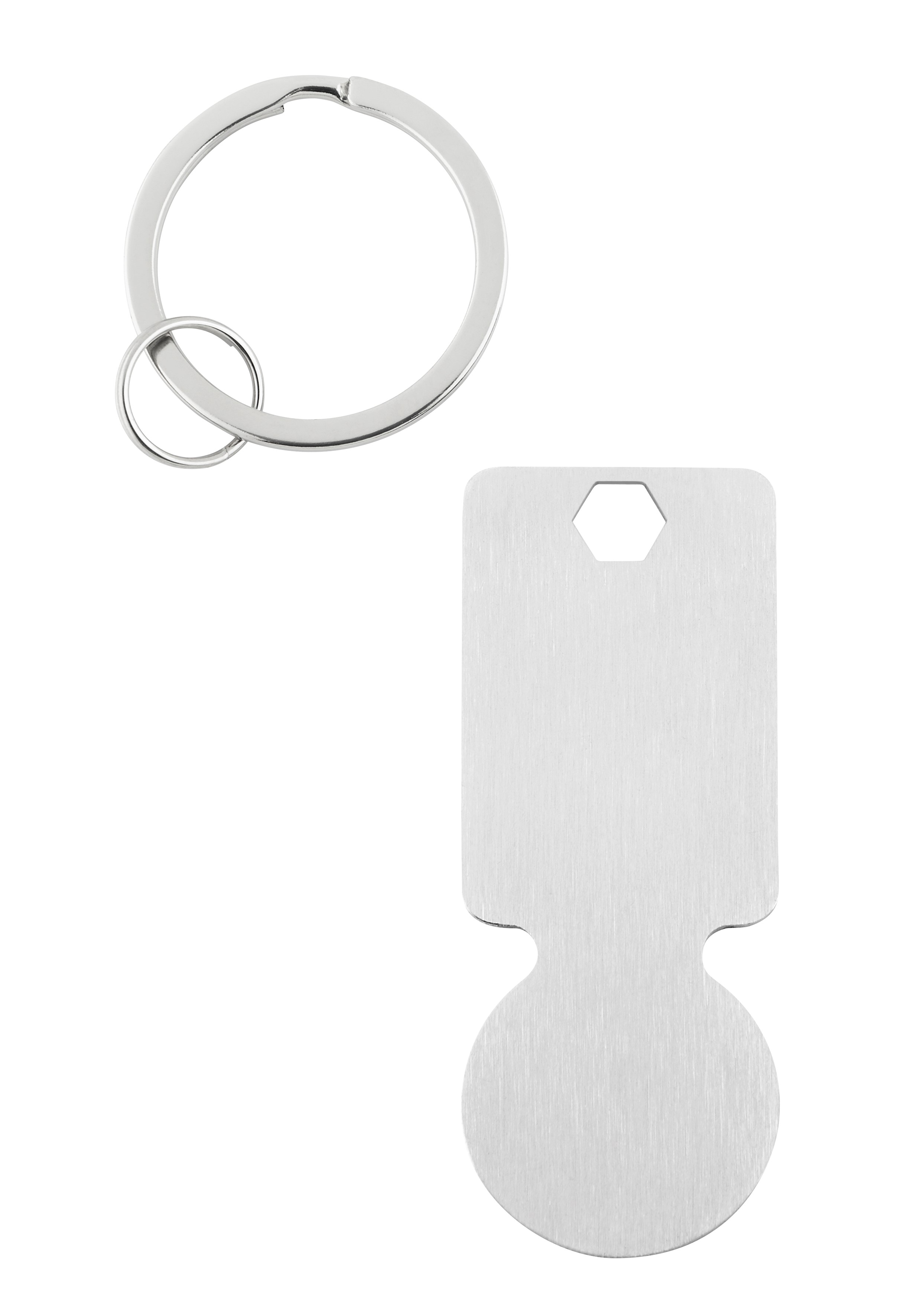 Metmaxx® EK-Schlüsselanhänger "Style&Shop" silber