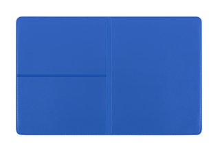 CreativDesign® Ausweistasche "Euro" Normalfolie blau