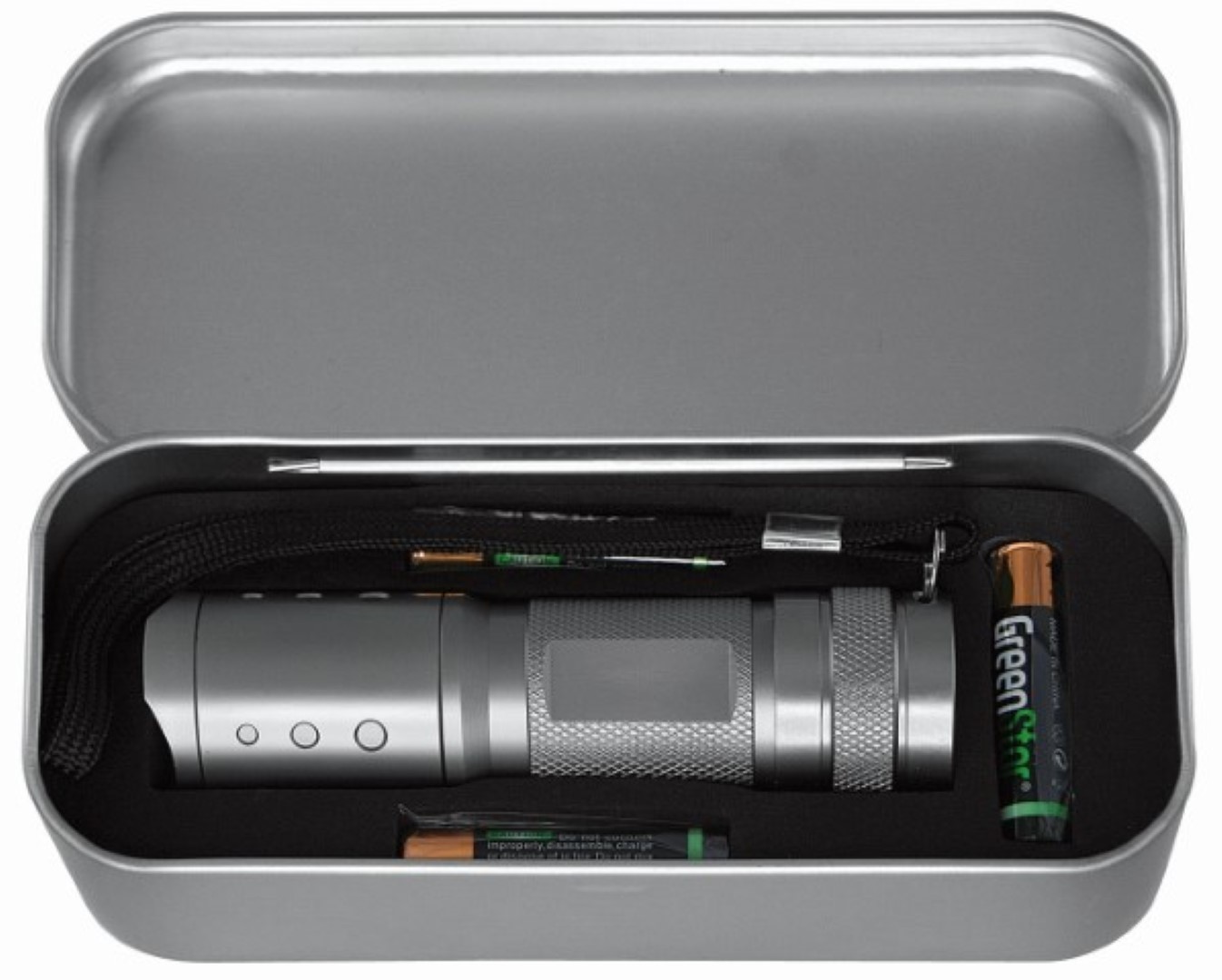 Metmaxx® LED MegaBeam Taschenlampe "MultiPower3Watt"