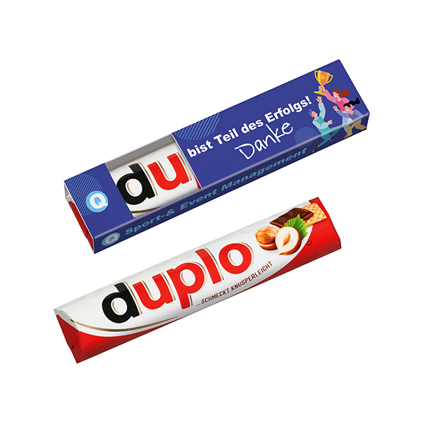 1er Duplo im Werbeschuber