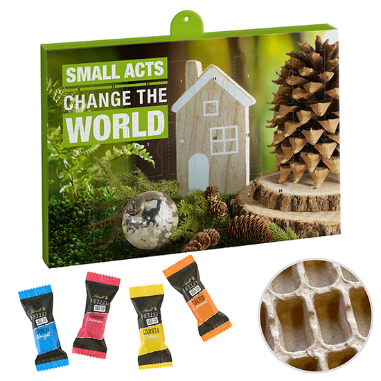 Premium Marken-Adventskalender PAPIER mit Hello Mini Stick Mix