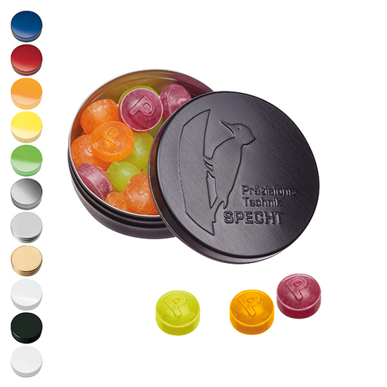 XS-Prägedose mit Pulmoll Pastillen, 16g