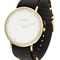 Metalluhr TEXSTYLE FLAT gold big