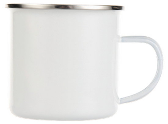 Metallbecher RETRO mit Emaille 360 ml