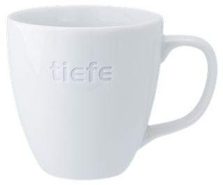 Porzellan Tasse Dallas L mit Gravur