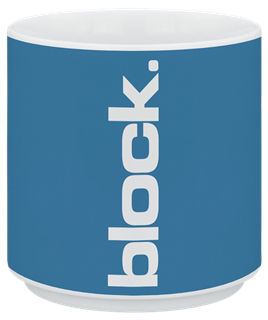 SND Porzellanbecher Hamburg ohne Henkel