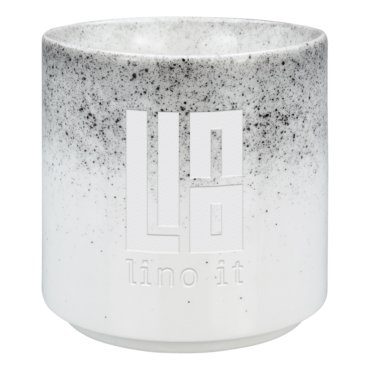 SND Porzellanbecher Hamburg ohne Henkel mit Retro Spritzung & Gravur (Made in EU)