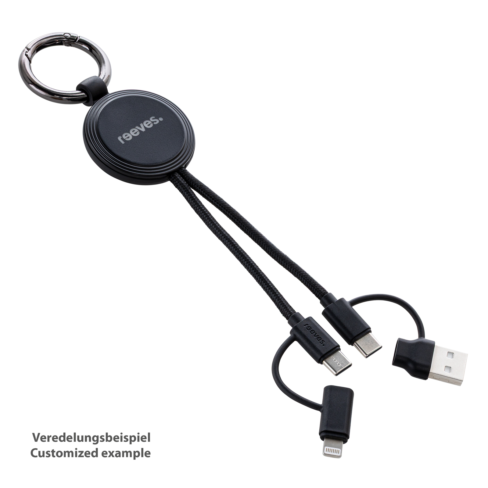 4-in-1 Ladekabel mit Beleuchtung REEVES-CONVERTICS LIGHT UP