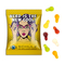 Fruchtgummi Standardformen, ca. 70 x 90 mm, 15 g, Standard-Folie transparent - Glühbirne