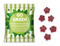 Fruchtgummi Standardformen, ca. 70 x 90 mm, 15 g, Standard-Folie transparent - Stern