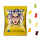 Fruchtgummi Standardformen, ca. 70 x 90 mm, 15 g, transparente kompostierbare Folie - Motorrad