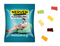 Fruchtgummi Standardformen, ca. 70 x 90 mm, 15 g, Cyclepaper weiß - Motorrad