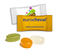Bonbons im Flowpack, ca. 54 x 24 mm, 3 g, Standard-Folie transparent - Tutti-Frutti
