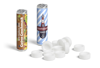 Fruchtrolle, ca. 46 mm, 12 mm Durchmesser, 5,4 g, 9 Tabletten -