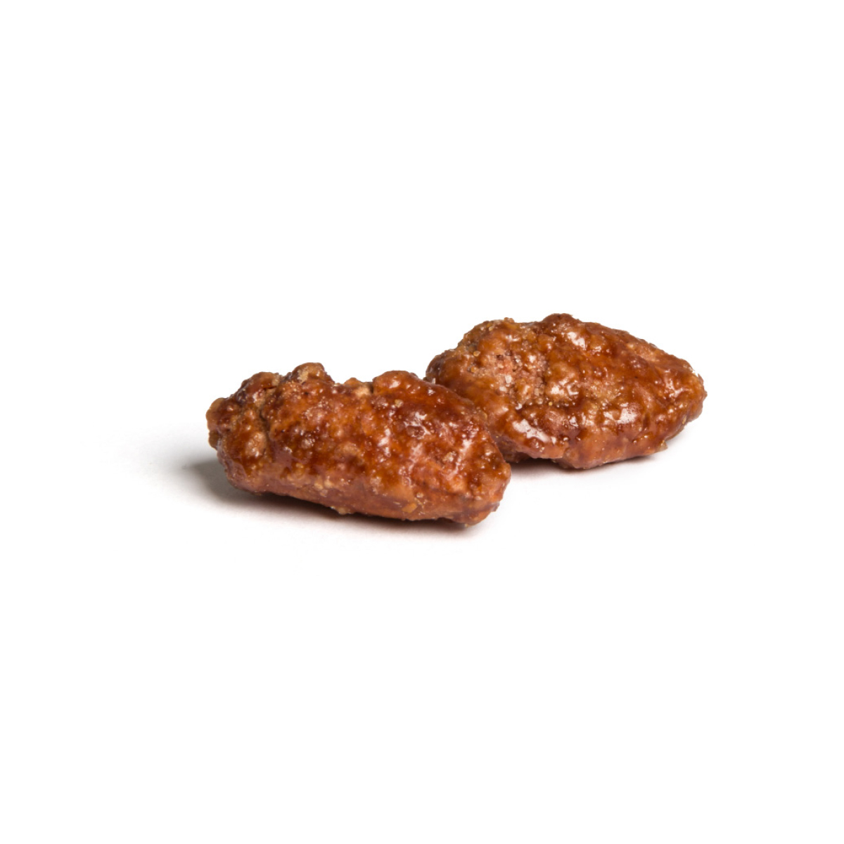 Gebrannte Mandeln im Werbetütchen, ca. 70 x 90 mm, 10 g, Standard-Folie weiß - Gebrannte Mandeln
