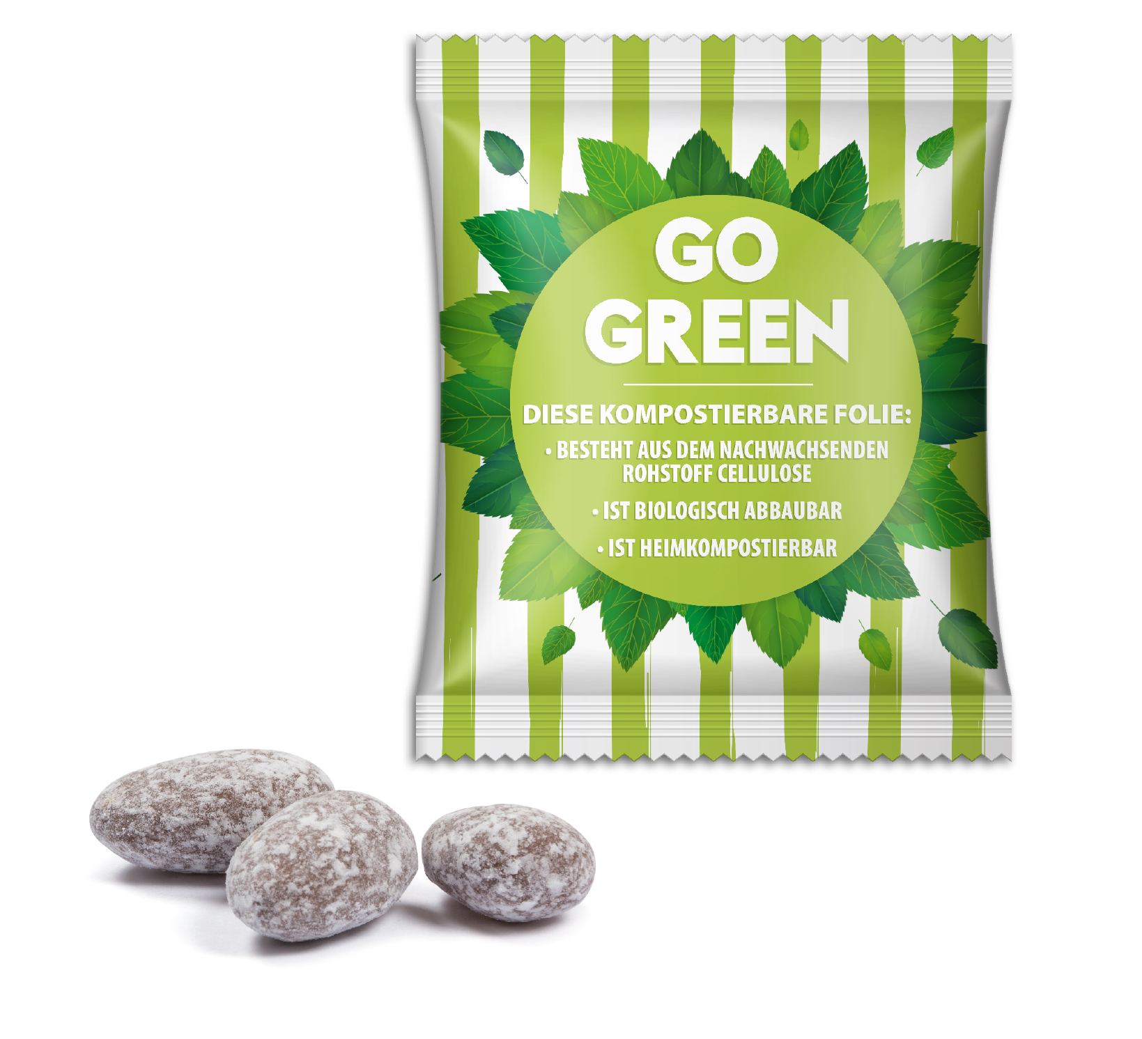 Mandeln im Werbetütchen