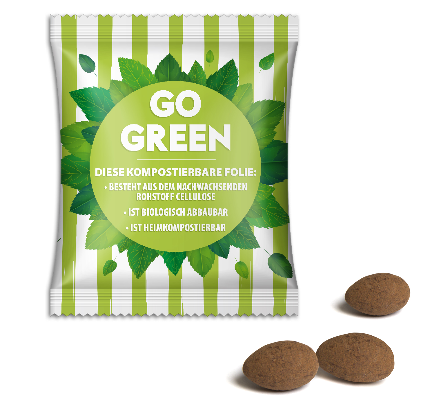 Mandeln im Werbetütchen