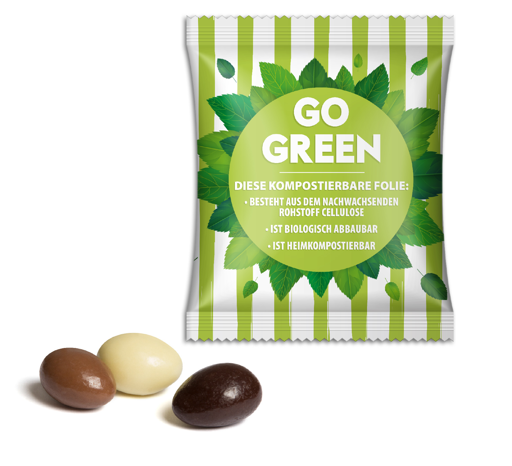 Mandeln im Werbetütchen