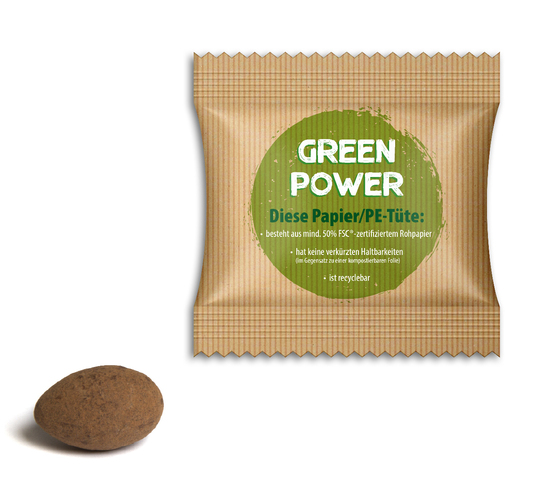 Mandeln einzeln im Werbetütchen