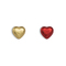 Werbekarte mit Lindt Schokoladen Herz 5 g, ca. 65 x 65 x 12 mm, 5 g, rotes Herz -