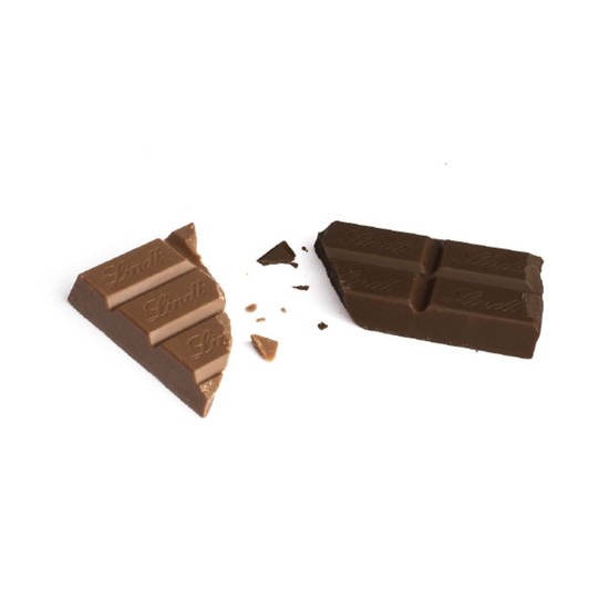 Lindt Schokoladentafel in Mailingmappe, ca. 163 x 80 x 12 mm, 100 g,  - Vollmilchschokolade