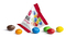 M&M's Peanuts im Mini Tetraeder, ca. 75 x 60 mm, 10 g, Standard-Folie transparent -