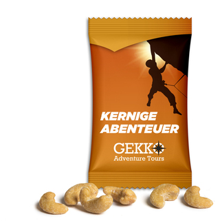 Seeberger Cashewkerne, ca. 60 x 100 mm, 10 g, Standard-Folie weiß -