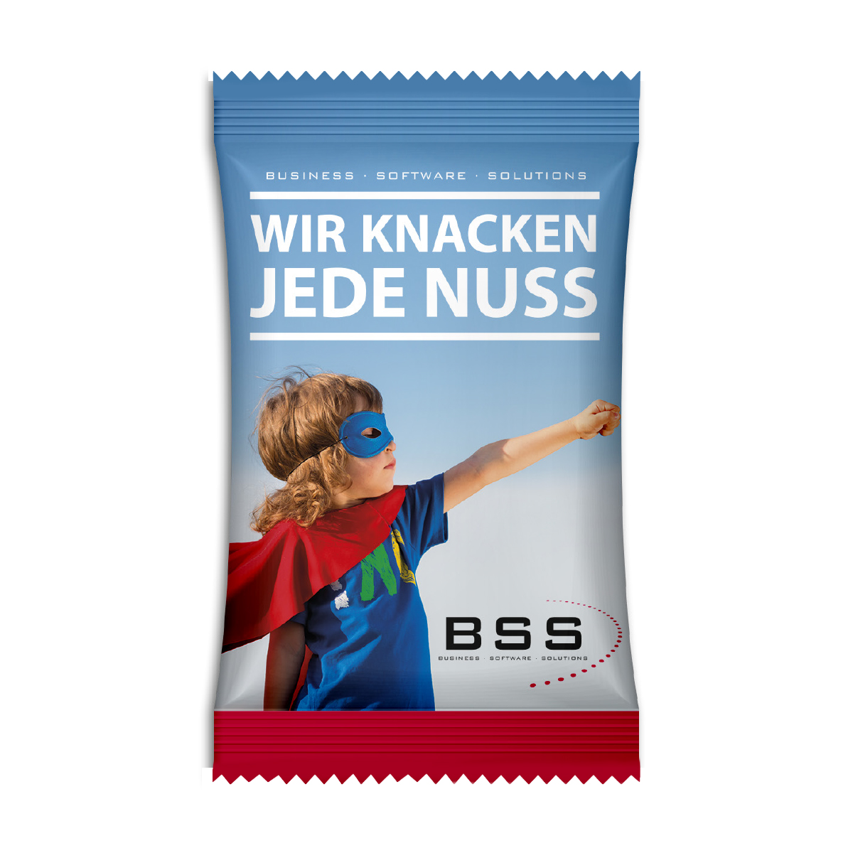 Geröstete Erdnüsse, ca. 60 x 100 mm, 10 g, Standard-Folie weiß -