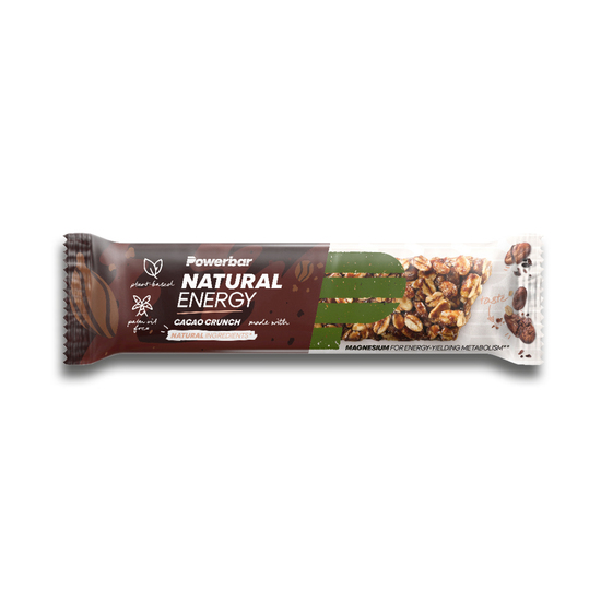 Powerbar Energy Riegel im Werbeschuber, ca. 150 x 38 x 20 mm, 40 g,  - Cacao Crunch