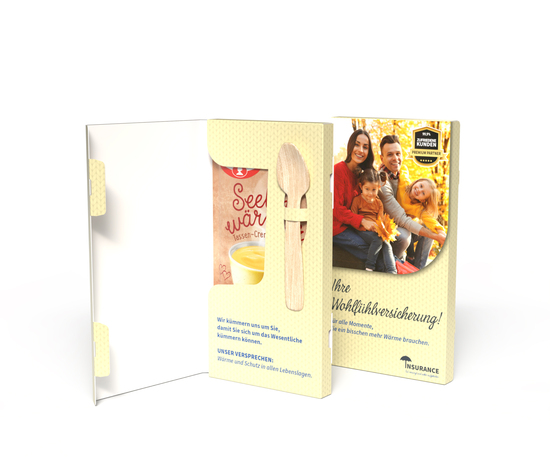 Dr. Oetker Tassenpudding in Faltkartonage, ca. 177 x 92 x 12,5 mm, 59 g,  - Schoko